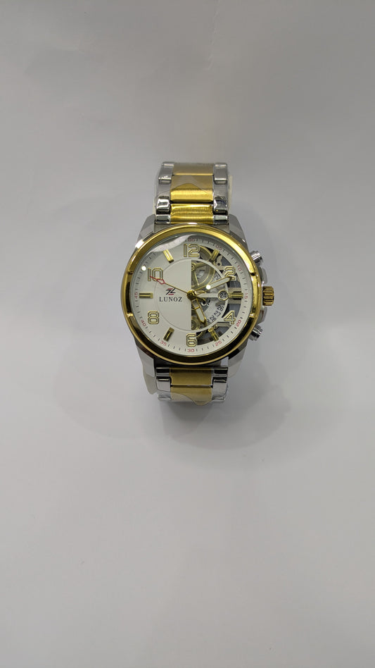 Lunoz Skeleton Watch With Date