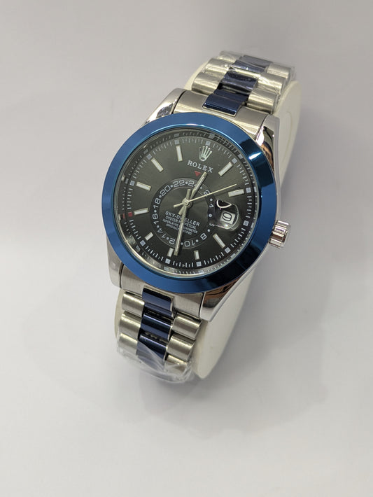 Rolex Two Tone Inspired By Sky-Deweller Style With Date