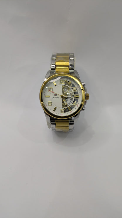 Lunoz Skeleton Watch With Date