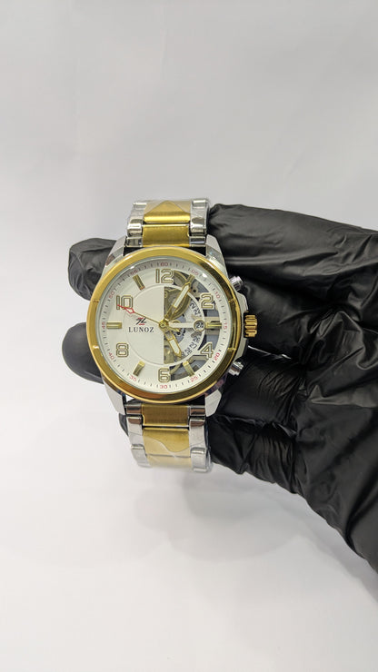 Lunoz Skeleton Watch With Date