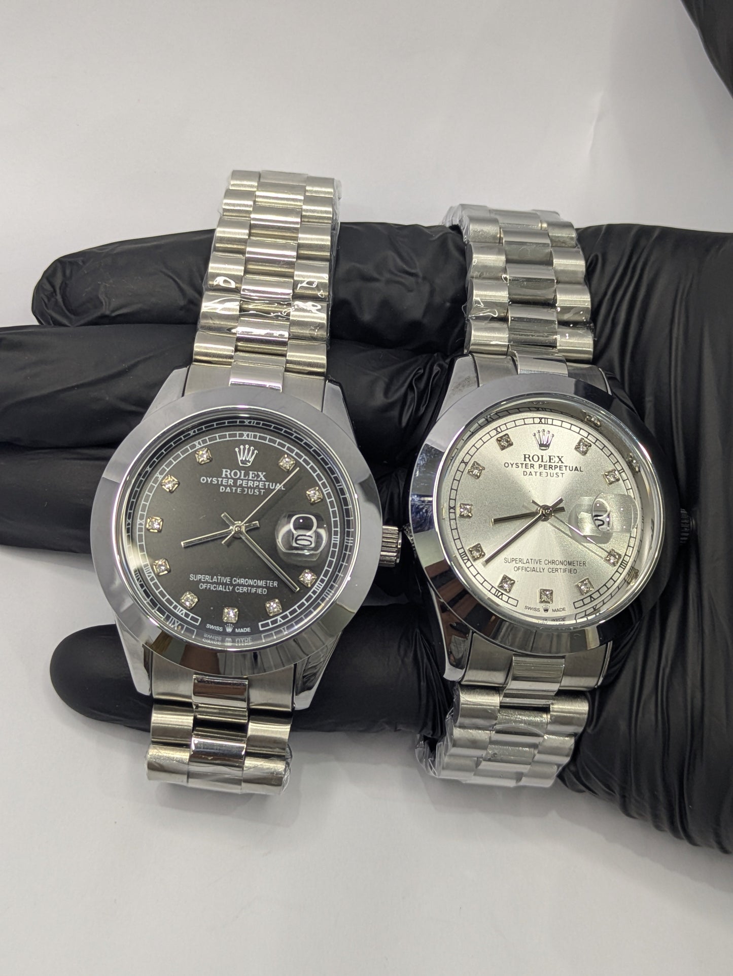 Rolex Jubilee Bracelet Two-Tone With Diamond Index Dial With Date