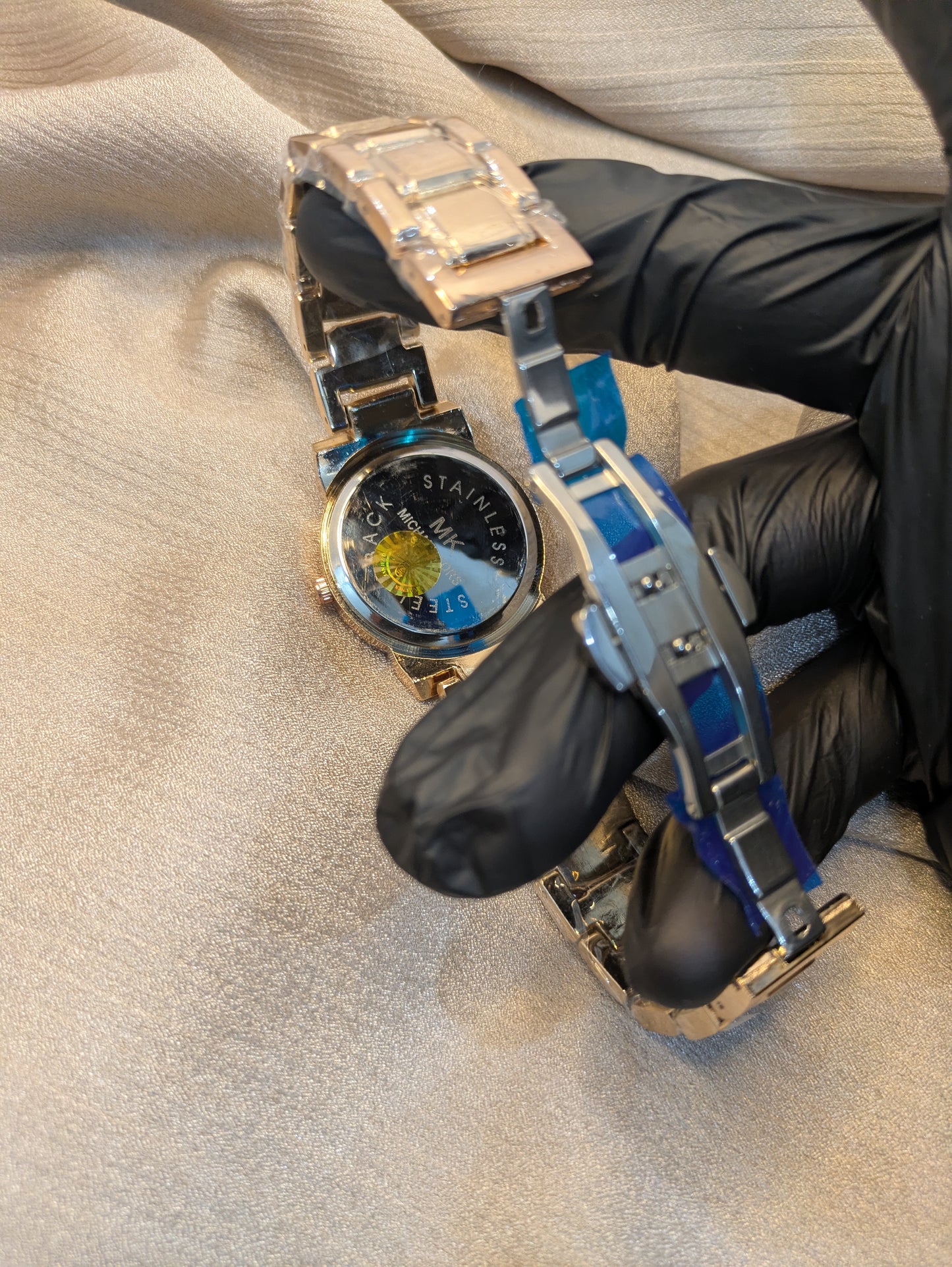 Michael Kors Gold Octagonal Diamond Bezel Edition