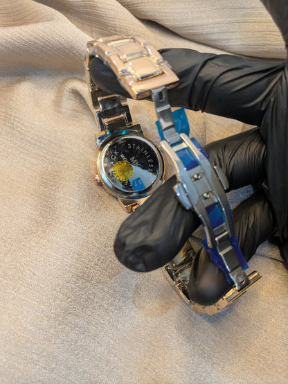 Michael Kors Gold Octagonal Diamond Bezel Edition