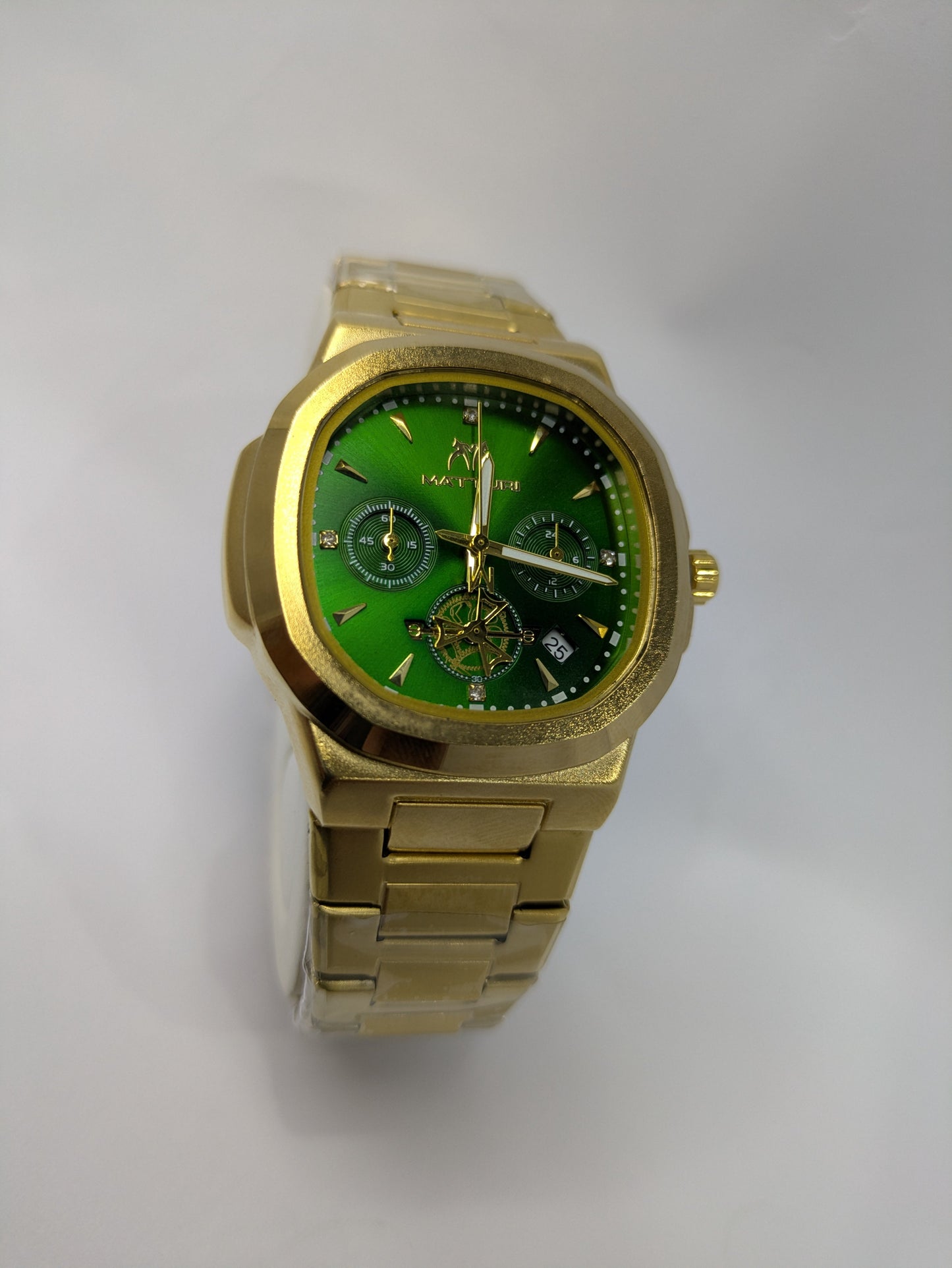 MATTURI Luxury Nautilus Style Premium Chronograph Edition With Date