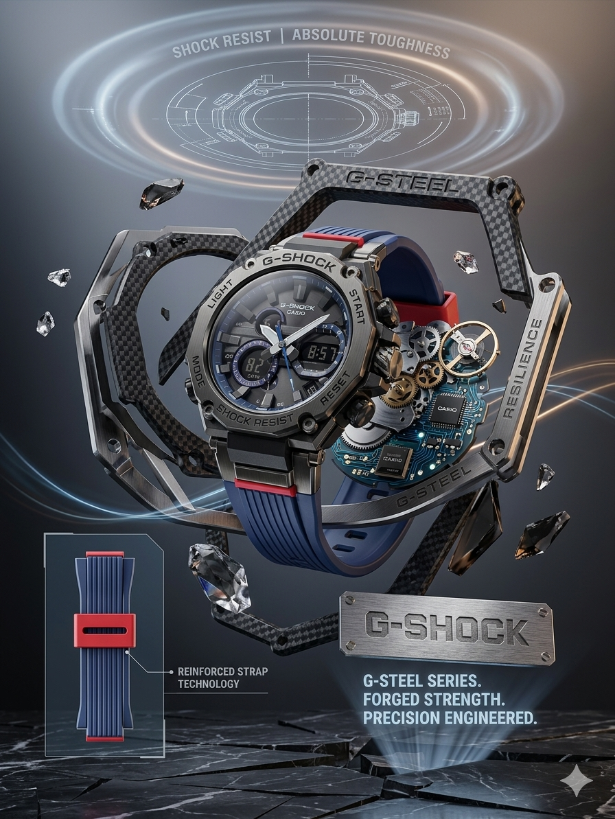 Casio G-Shock Carbon Core Sports Watch Royal Oak Edition