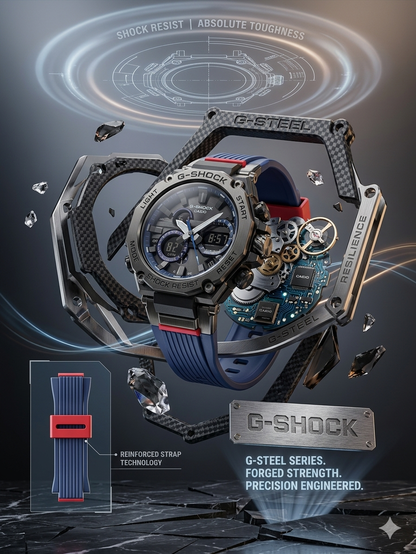 Casio G-Shock Carbon Core Sports Watch Royal Oak Edition