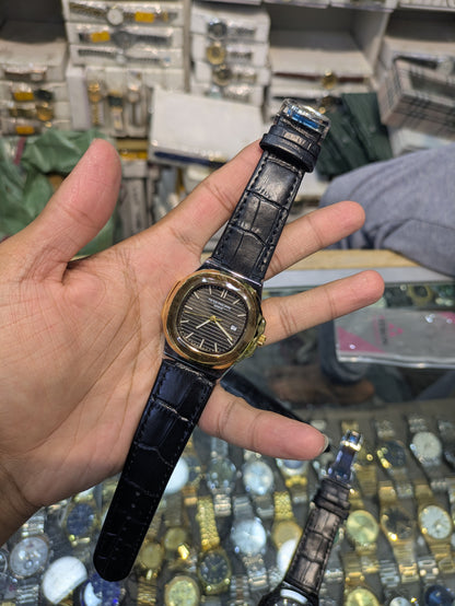 Patek Philippe Leather Edition Master Lock With Date