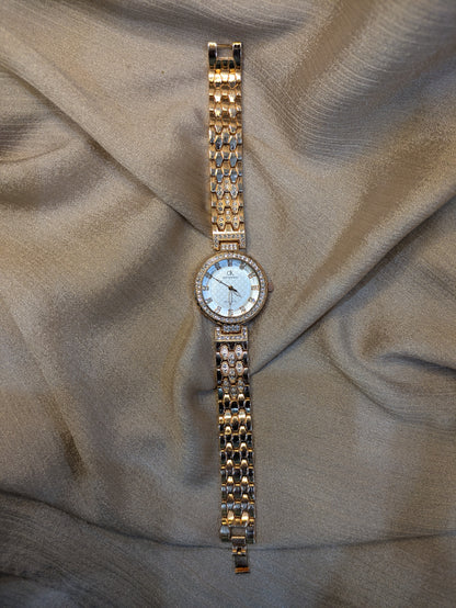 Daniel Klein Rose Gold Edition With Diamond Encrusted Bezel & Strap