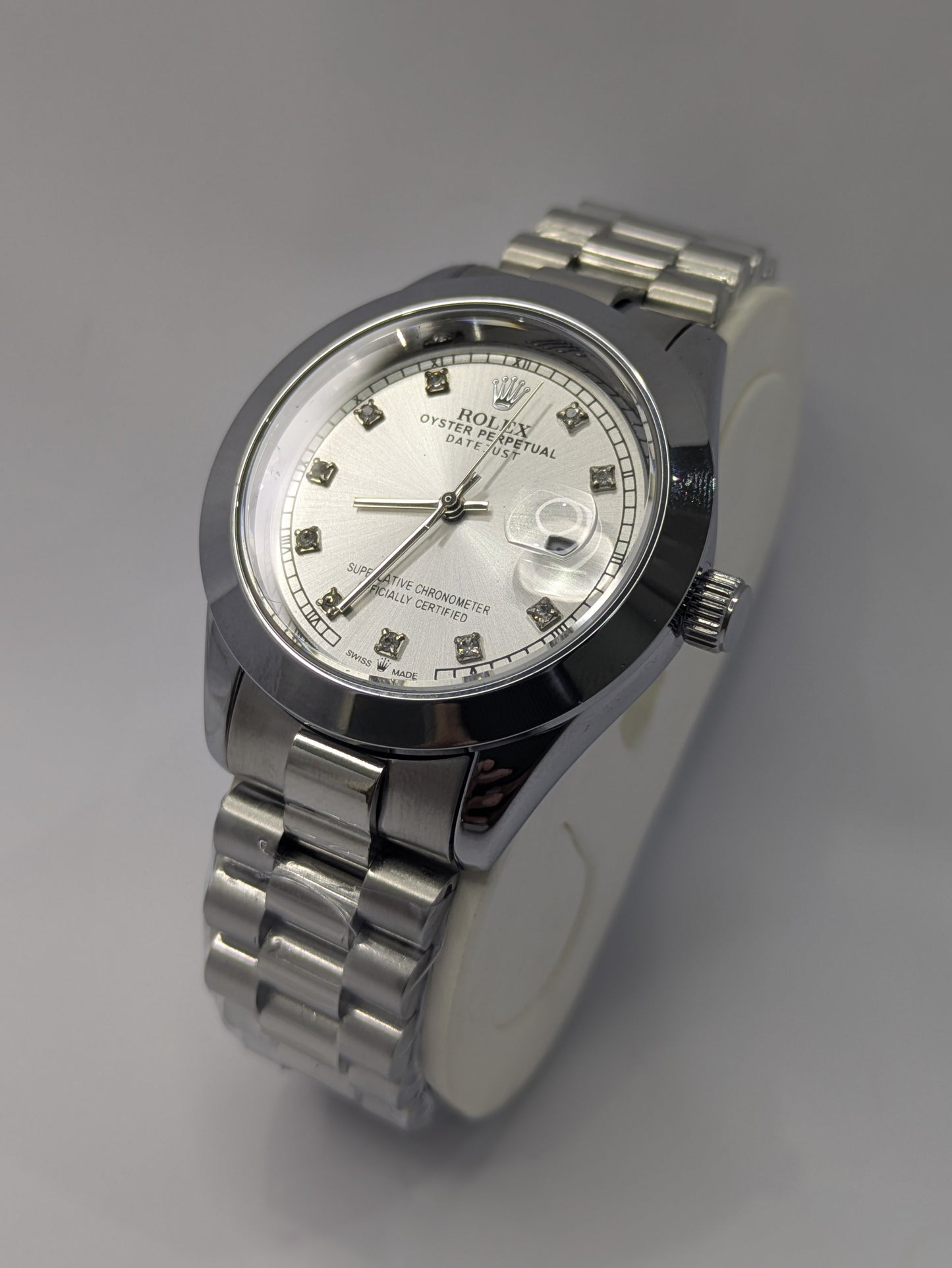 Rolex Jubilee Bracelet Two-Tone With Diamond Index Dial With Date