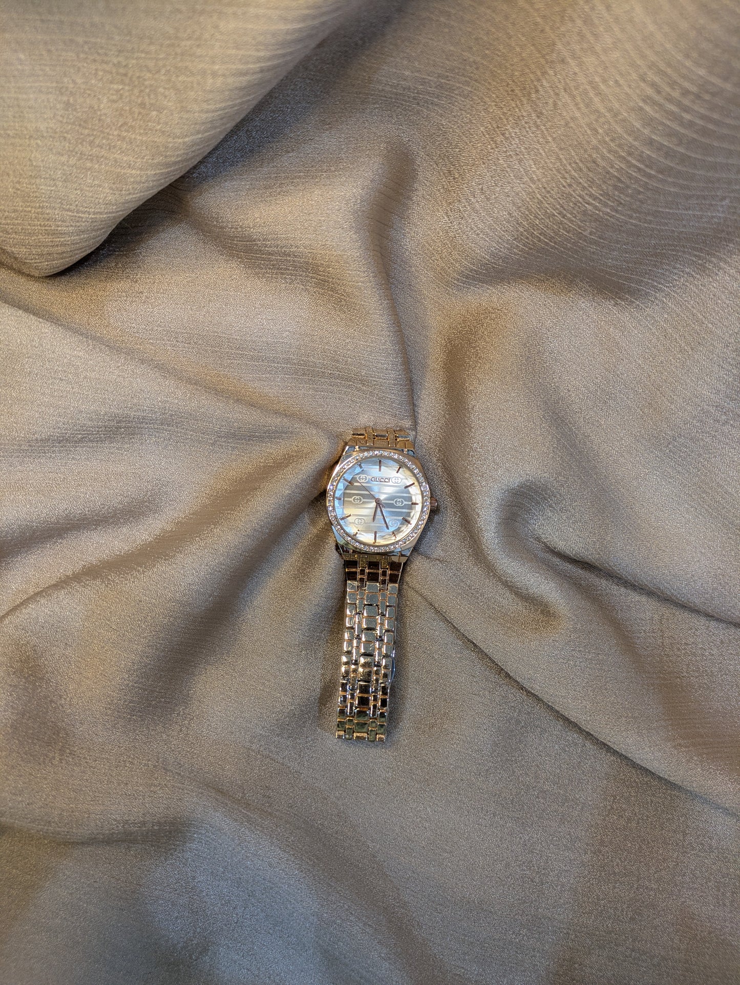 Gucci Gold Edition Diamond Encrusted Bezel & Patterned Design
