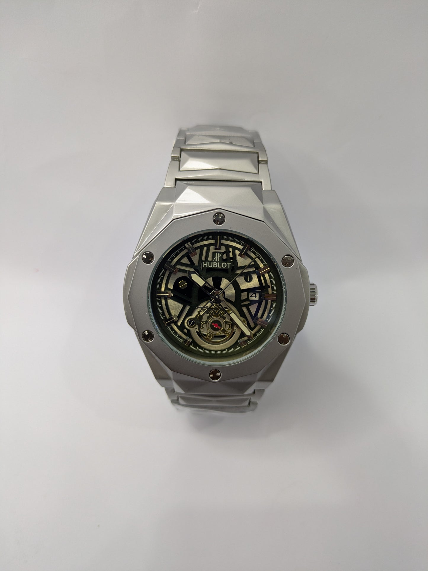 Hublot Diamond Cut Chain (Semi Auto) With Date