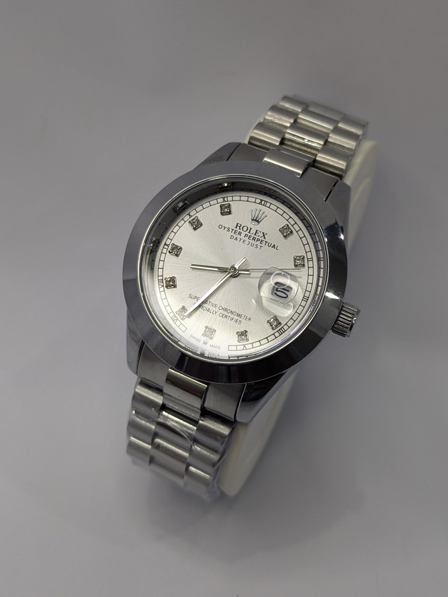 Rolex Jubilee Bracelet Two-Tone With Diamond Index Dial With Date