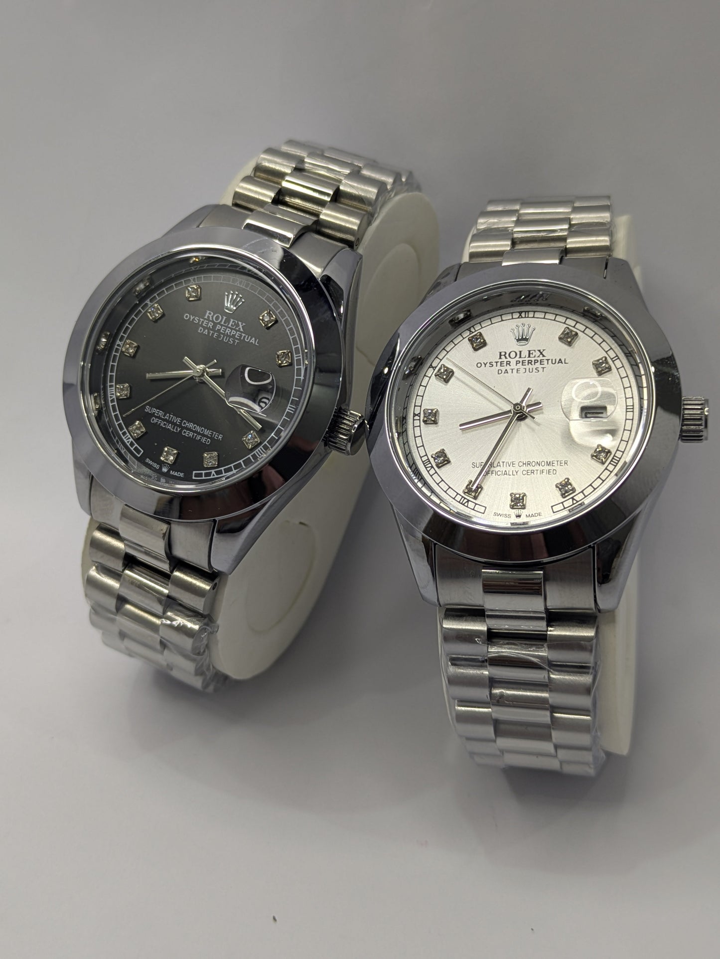 Rolex Jubilee Bracelet Two-Tone With Diamond Index Dial With Date