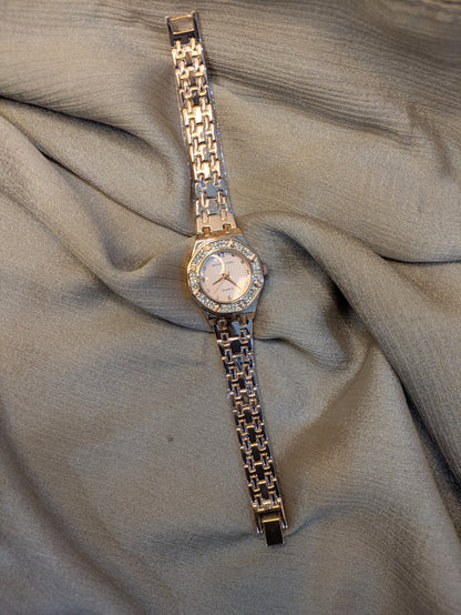 Michael Kors Rose Gold Edition With Diamond Encrusted Bezel