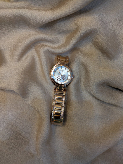 Chanel Rose Gold Snowflake Edition With Diamond Accents