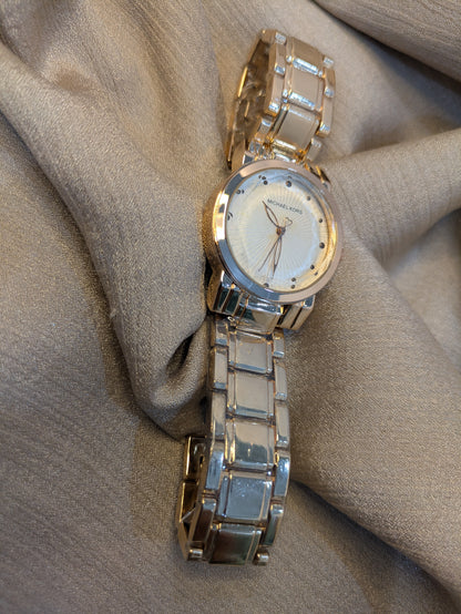 Michael Kors Gold Octagonal Diamond Bezel Edition