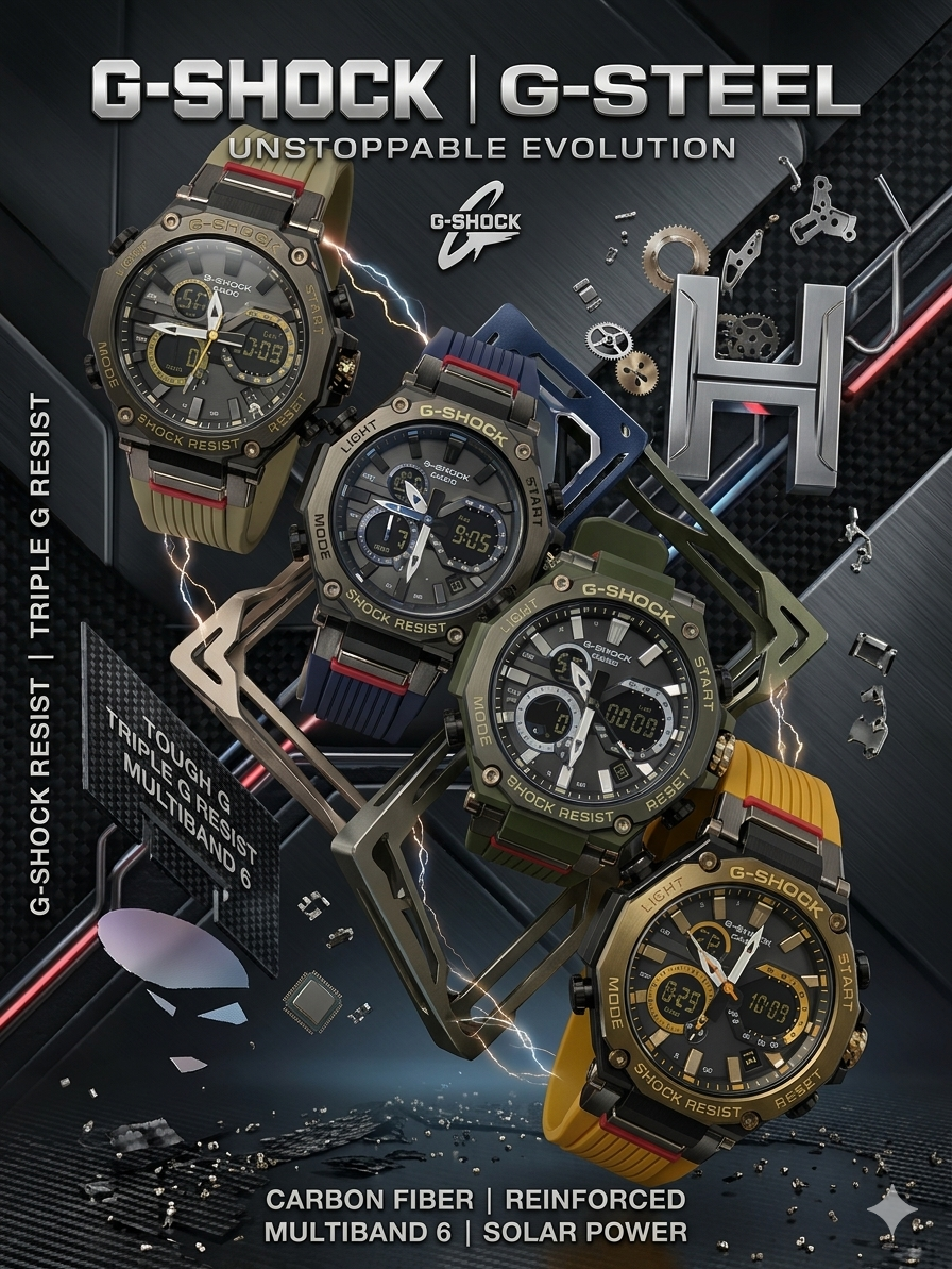 Casio G-Shock Carbon Core Sports Watch Royal Oak Edition
