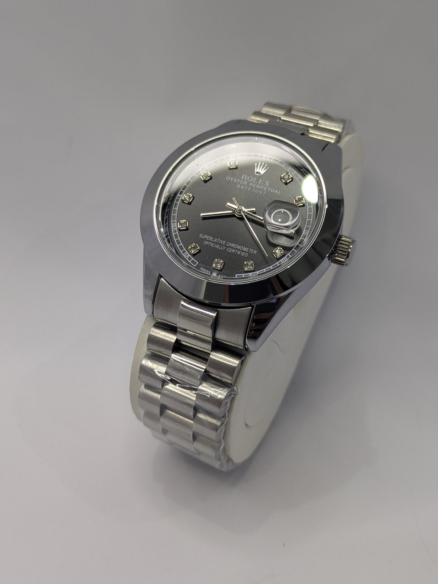 Rolex Jubilee Bracelet Two-Tone With Diamond Index Dial With Date