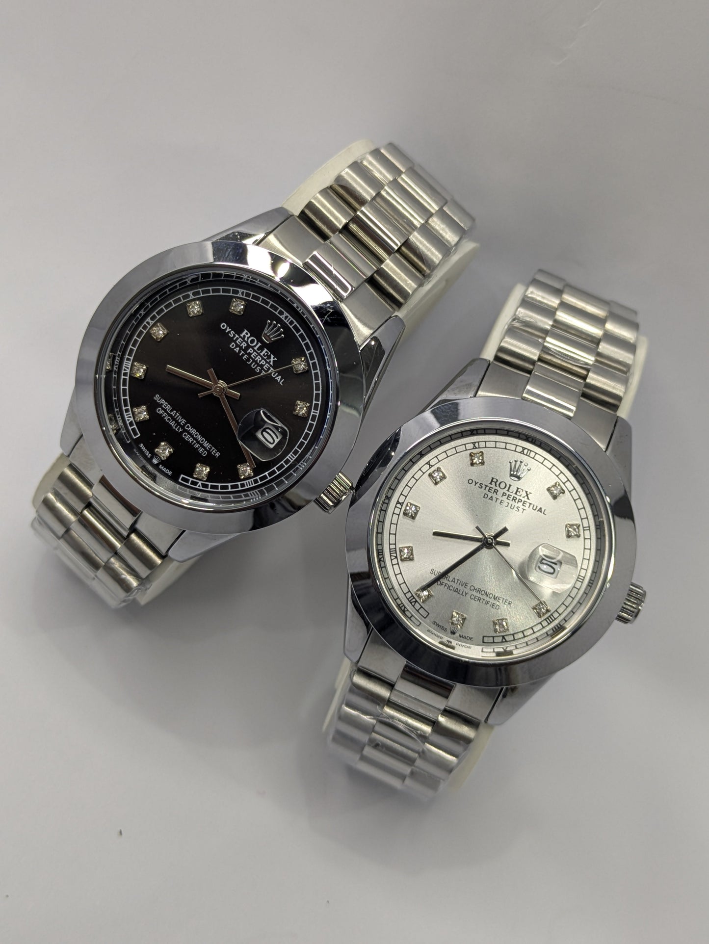Rolex Jubilee Bracelet Two-Tone With Diamond Index Dial With Date