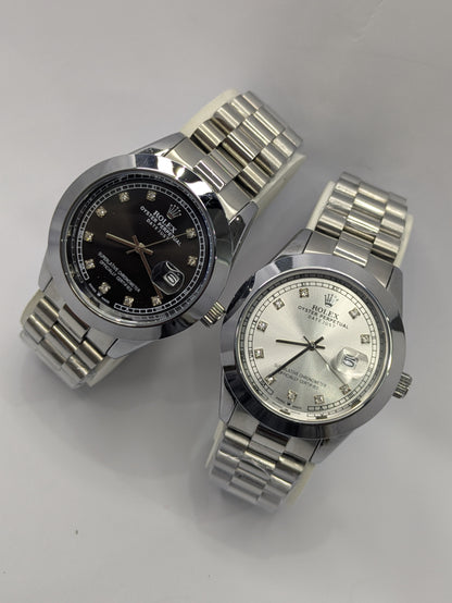 Rolex Jubilee Bracelet Two-Tone With Diamond Index Dial With Date