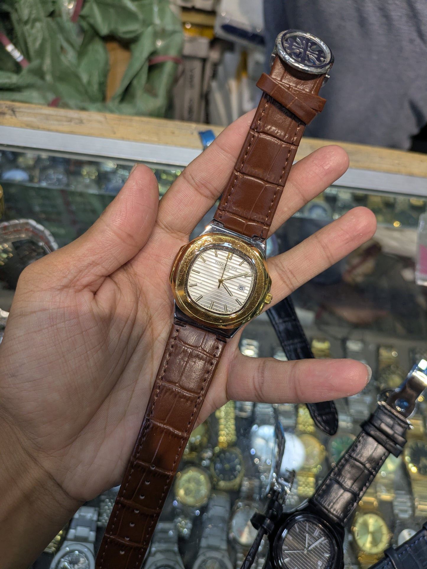 Patek Philippe Leather Edition Master Lock With Date