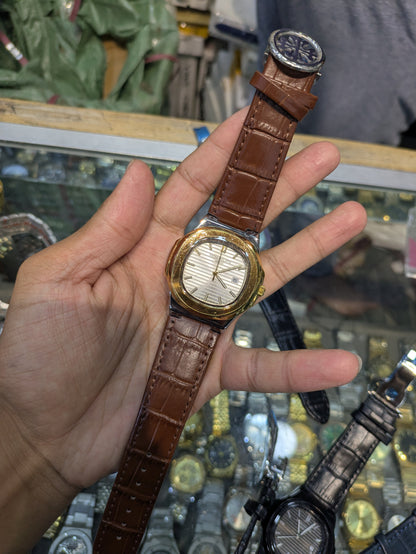 Patek Philippe Leather Edition Master Lock With Date