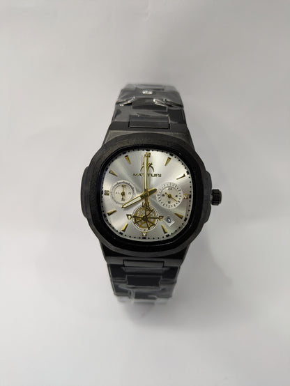 MATTURI Luxury Nautilus Style Premium Chronograph Edition With Date