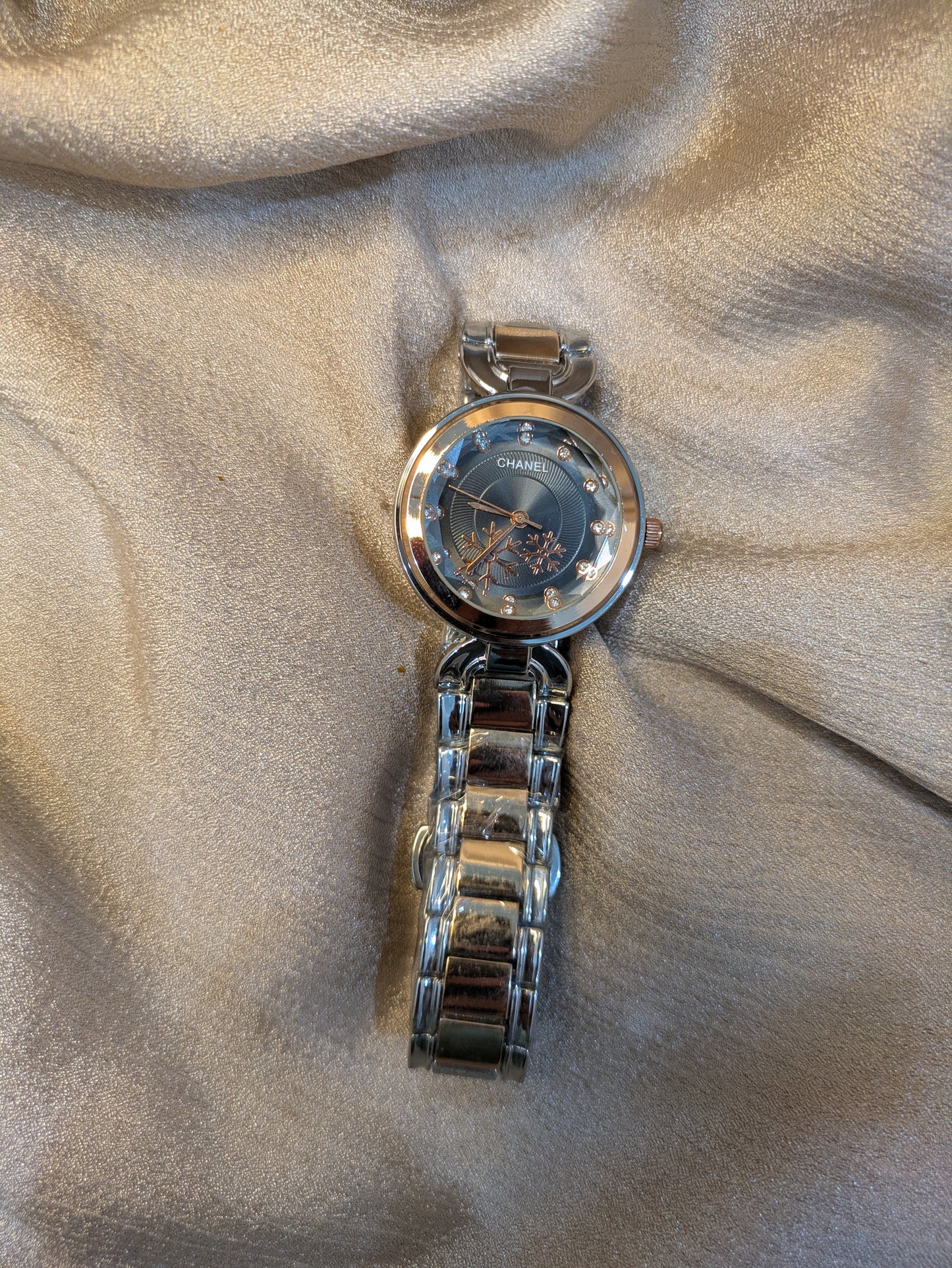 Chanel Two-Tone Snowflake Edition With Diamond Accents