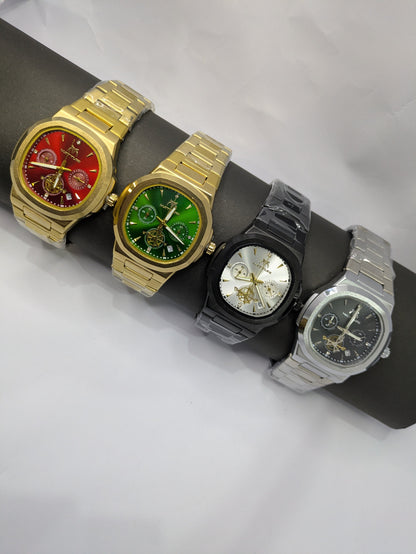 MATTURI Luxury Nautilus Style Premium Chronograph Edition With Date